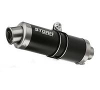 Terminale Scarico Storm By Mivv Gp Black Acciaio Nero KTM RC 390 2021 > 2023