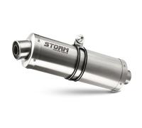 Terminale Scarico Storm by Mivv Oval acciaio per Honda Cbr 900 Rr 1992 > 1995
