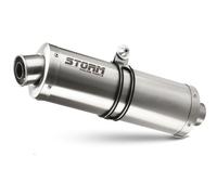 Terminale Scarico Storm by Mivv Oval per Honda Xrv 750 Africa Twin 1993 > 2002