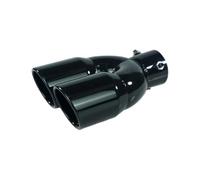 Terminale Scarico Terminale Scarico Posteriore Universale Da 63 Mm Per Auto Con Doppio Barilotto Terminale Scarico In Titanio Nero Acciaio Inossidabile Terminali(1)