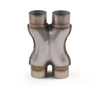 Terminale Scarico Terminale Scarico Universale In Acciaio Inox Per Auto X-PIPE Da 2,25'' 2,5'' 3'' Ingresso/uscita Marmitta X-pipe Tubo A Quattro Vie(3inch)