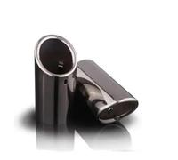 Terminale Scarico Tubo 2 Pezzi Per A4 B8 A4L Q5 2007-2009 2010 2011 2012 2013 2014 Accessori Auto Collettori Scarico Cromati Tubo Punta Tubo Coda Marmitta Posteriore(2 pieces-black)