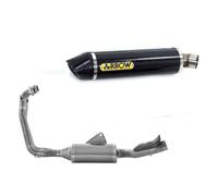 Terminale Scarico + Tubo Nokat Arrow Indy Race Carbon Aprilia Rs 660 2020 > 2023