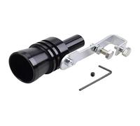 Terminale Scarico Turbosilenziatore Universale Per Auto Simulatore Di Suono Turbo Fischio Dispositivo Per Veicoli Tubo Scarico S/M/L/Xl(Black Xl)