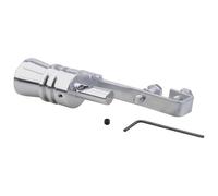 Terminale Scarico Turbosilenziatore Universale Per Auto Simulatore Di Suono Turbo Fischio Dispositivo Per Veicoli Tubo Scarico S/M/L/Xl(Silver Xl)