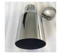 Terminale Scarico Universale Auto Di Scarico Marmitta Coda Gola Modifica Auto Per Bmw E90 W222 Punta Di Scarico Tubo In Acciaio Inox Veicolo Refitting Marmitta Scarico(60MM IN-101MM OUT)