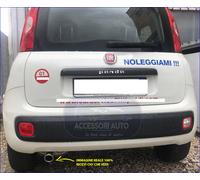Terminale scarico universale auto per FIAT Panda 2012 > marmitta tuning cromato