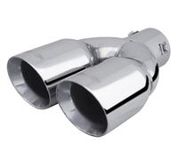 Simoni Racing Terminale Doppio Scarico in Acciaio Inox tondo e Inclinato