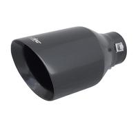 Terminale scarico universale inox singolo 38-63mm TRX/20N nero