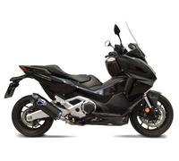 TERMINALE SCREAM TERMIGNONI TITANIO NERO INOX PER HONDA FORZA 750 2017-2022