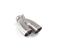 Terminale sinistro inox rotondo 2x70 Universali Terminali