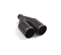 Terminale sinistro rotondo 2x80 Black RAGAZZON Universale - art. 99.0015.26