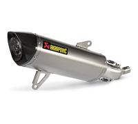 TERMINALE SLIP ON AKRAPOVIC ACCIAIO INOX PER YAMAHA TRICITY 300 2021-2024 OMOLO