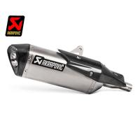 TERMINALE SLIP ON AKRAPOVIC TITANIO NERO HONDA X-ADV 750 2017-2021