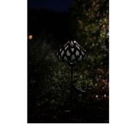 Terminale solare - GARDEN ID Cabbage - 14 x 45 cm - Durata batteria 6-8 ore - Tasto on/off - Batteria AAA ricaricabile.