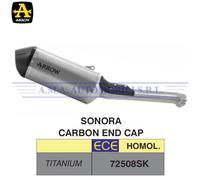 Terminale Sonora titanio con fondello carby KTM 890 Adventure/R 2021 2022 2023