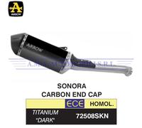 Terminale Sonora titanio Dark con fondello carby Husqvarna Norden 901 2022 2023