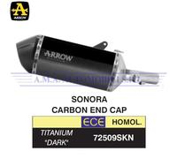 Terminale Sonora titanio Dark fondello carby Honda NT1100/NT1100 DCT 2022 2023