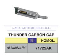 71722AK - Terminale Scarico Arrow Thunder Alluminio Honda Hornet / CBR 600 F