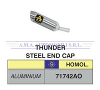 Terminale di Scarico Arrow S. Thunder Allu Suzuki Svf 650 Gladius 2009 > 2015