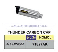 Terminale Street Thunder alluminio con fondello carby Benelli BN 302 S 2019 2020