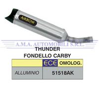 Arrow Terminale Scarico Thunder Alluminio 51518AK per Yamaha YZF‑R125 (19)