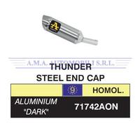 Terminale Street Thunder alum.Dark per coll.or. Suzuki SVF 650 GLADIUS 2009 2010