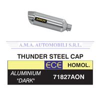 Terminale Street Thunder aluminium "Dark" Benelli BN 302 Anni 2014 2015 2016