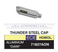 Terminale Street Thunder aluminium "Dark" Benelli BN 302 Anni 2014 2015 2016