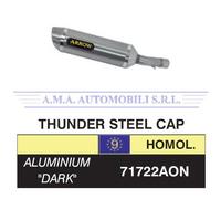 71722AON - Terminale Scarico Arrow Thunder Dark Honda Hornet / CBR 600 F