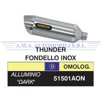 51501AON - Terminale Scarico Arrow Thunder Alluminio Honda CBR 125 R (04-10)