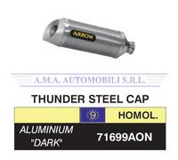 Terminale di Scarico Arrow Street Thunder Allu N Yamaha Yzf 600 R6 2008 > 2011