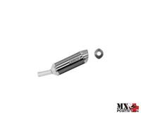 TERMINALE STREET THUNDER ALUMINIUM DARK" PER COLLETTORI ORIGINALI" SUZUKI SVF...