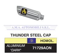 Terminale Street Thunder aluminium Dark Suzuki GSX-R 600 i.e. 2008 2009 2010