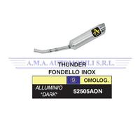 Arrow Terminale di scarico Street Thunder Alluminio Dark Yamaha WR 125 R/X 2009-2012