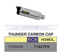 Terminale Street Thunder Titanio fondello carby Benelli BN 302 2014 2015 2016