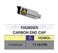 Arrow Terminale Scarico Thunder 71761PK Titanio Yamaha XJ6 (09-15)