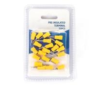 Terminale - terminale pre-isolato da 20 mm, blister da 20 pezzi, materiale elettrico, misure 20 x 4,3 x 4,3 mm, facile installazione.