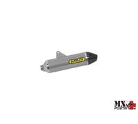 TERMINALE THUNDER ALLUMINIO CON FONDELLO CARBY HONDA CRF 250 L 2017-2018 ARRO...