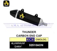 ARROW TERMINALE SCARICO THUNDER ALLUMINIO NERO INOXAPRILIA RX / SX 125 2021-2024