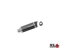 TERMINALE THUNDER ALLUMINIO DARK" CON FONDELLO CARBY" KTM DUKE 390 2013-2016 ...