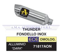 71817AON - Terminale Scarico Arrow Thunder alluminio YAMAHA MT-07 '14
