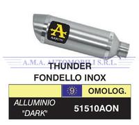 Terminale Thunder aluminium Dark KTM DUKE 125 2011 2012 2013 2014 2015 2016
