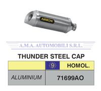 71699AO - Terminale Scarico Arrow Thunder Alluminio Yamaha YZF R6 (06-16)