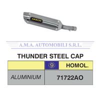 71722AO - Terminale Scarico Arrow Thunder Alluminio Honda Hornet / CBR 600 F