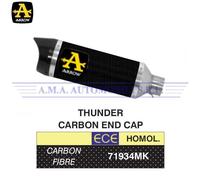 Terminale Thunder carbonio con fondello carby Yamaha Tracer 9 2021 2022 2023