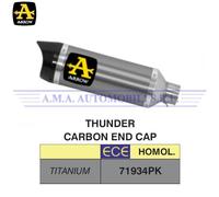 Terminale Thunder Titanio con fondello carby Yamaha Tracer 9 Anni 2021 2022 2023