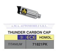 Terminale Thunder Titanio fond. carby Honda CBR 650 F 2014 2015 2016 2017 2018