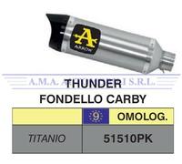 Terminale Thunder Titanio fond. carby KTM DUKE 125 2011 2012 2013 2014 2015 2016