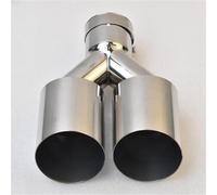 Terminale Tubo Di Scarico Posteriore Per Auto Con Silenziatore In Acciaio Inossidabile A Doppio Auto Tubo Scarico(EIN51-0UT89mm)